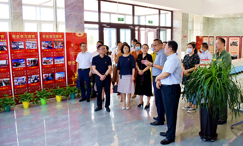審企聯動聚合力  黨建引領促發展——“迎七一 話初心 促發展”主題黨日活動
