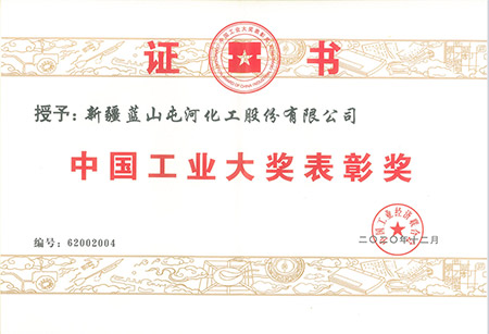 中國工業(yè)大獎表彰獎
